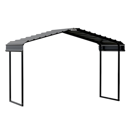 Arrow Storage Products Metal Canopy 12x6x7 ft. Charcoal CPHC120607DS